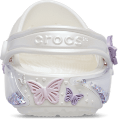 Toddler Classic Butterfly Sparkle Shaker Clog