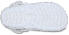 Classic Fleece Lined Metallic Snowflakes Clog