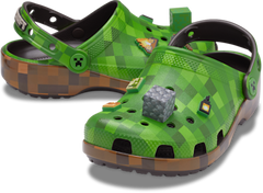 Kids’ Minecraft Green Classic Clog