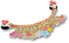 Pink Adjustable Charm Chain
