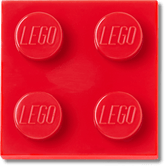 LEGO® Red Tile 2x2