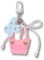 Pink Mini Micro Tote Bag Charm