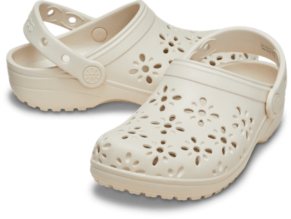 Kids' Classic Floral Cut-Out Clog