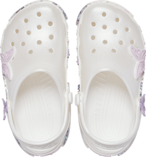 Kids' Classic Butterfly Sparkle Shaker Clog