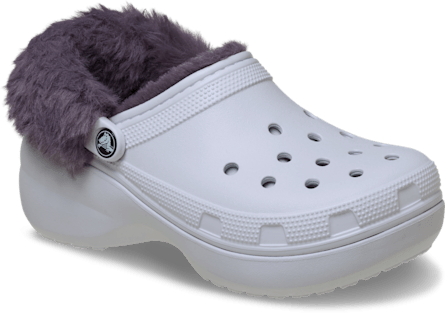 Classic Platform Fuzz Lined Clog