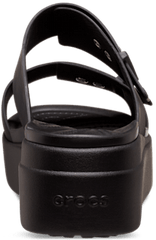 Brooklyn Buckle Low Wedge Sandal