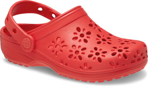 Kids' Classic Floral Cut-Out Clog