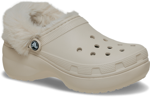 Classic Platform Fuzz Lined Clog