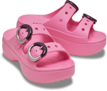 Women's Saturday Platform Dipped Buckle Sandal