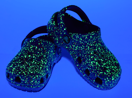 Kids' Classic Glow Paint Splatter Clog