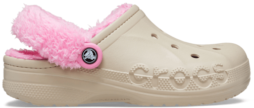 Baya Lined Fuzz-Strap Clog