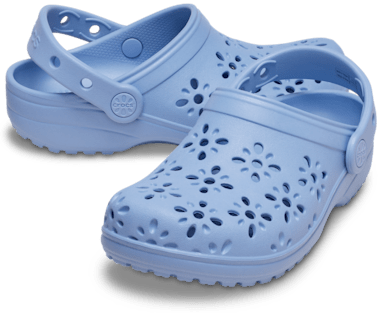 Kids' Classic Floral Cut-Out Clog