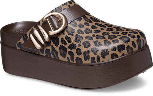 Dylan Platform Animal Buckle Clog