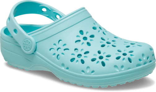 Kids' Classic Floral Cut-Out Clog