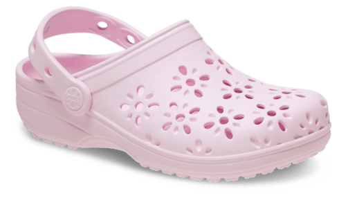Kids' Classic Floral Cut-Out Clog
