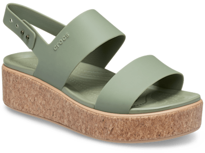 Brooklyn Low Wedge Cork Sandal