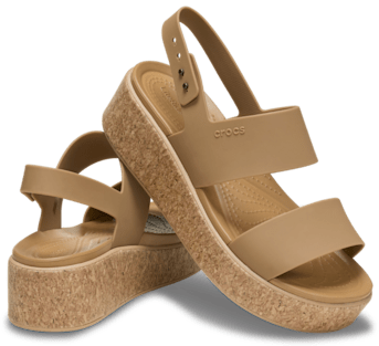 Brooklyn Low Wedge Cork Sandal