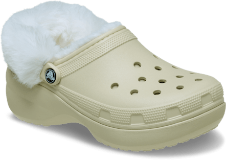 Classic Platform Fuzz Lined Clog