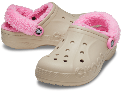 Baya Lined Fuzz-Strap Clog