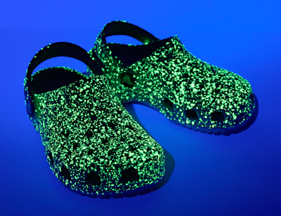 Kids' Classic Glow Paint Splatter Clog