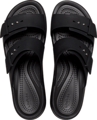 Brooklyn Buckle Low Wedge Sandal
