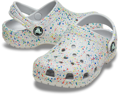 Kids' Classic Glow Paint Splatter Clog