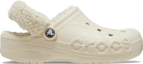 Baya Lined Fuzz-Strap Clog
