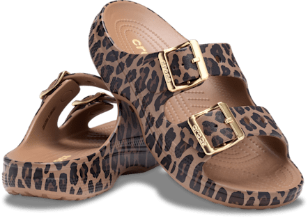 Saturday Metallic Buckle Animal Sandal