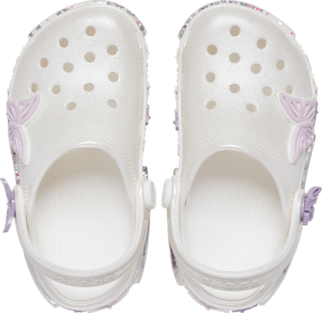 Toddler Classic Butterfly Sparkle Shaker Clog