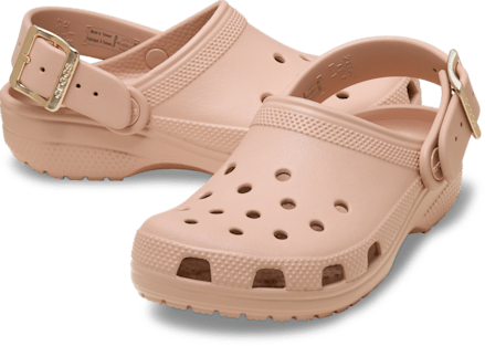 Kids' Classic Metallic Buckle Clog