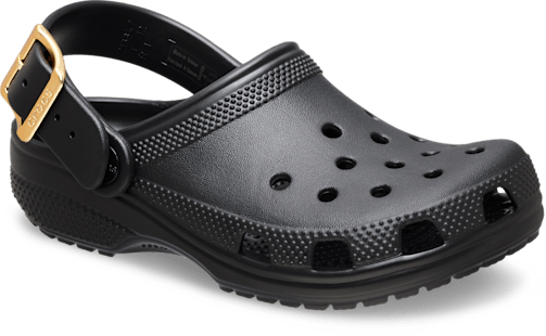 Kids' Classic Metallic Buckle Clog