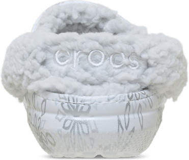 Classic Fleece Lined Metallic Snowflakes Clog