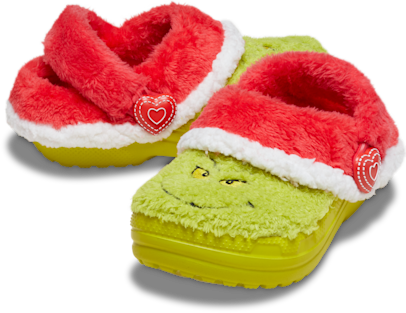 Kid's The Grinch Classic Lined Clog