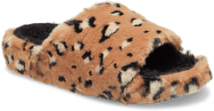 Classic Leopard Fur Slide