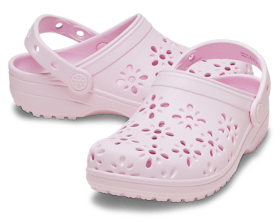 Kids' Classic Floral Cut-Out Clog
