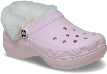 Classic Platform Fuzz Lined Clog