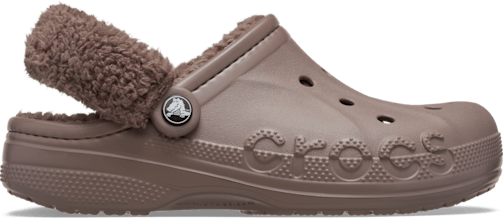 Baya Lined Fuzz-Strap Clog