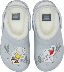 Kids' Peanuts Holiday Classic Lined Clog