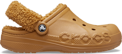 Baya Lined Fuzz-Strap Clog