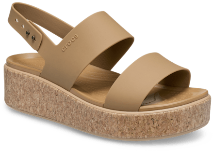 Brooklyn Low Wedge Cork Sandal