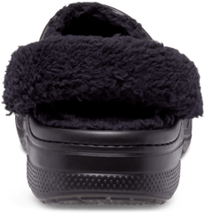 Baya Lined Fuzz-Strap Clog