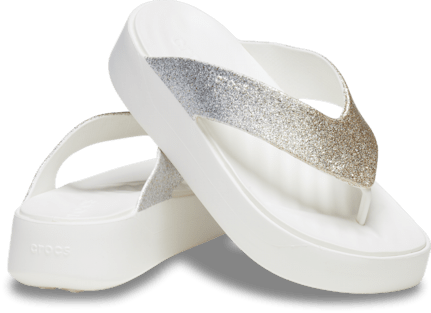 Getaway Chunky Glitter Platform Flip