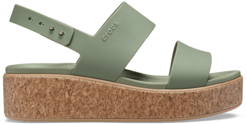 Brooklyn Low Wedge Cork Sandal