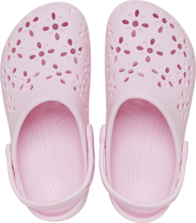 Kids' Classic Floral Cut-Out Clog