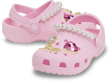 Toddler Classic Pearl Glam Clog