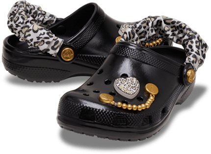 Kids' Classic Sassy Leopard Clog