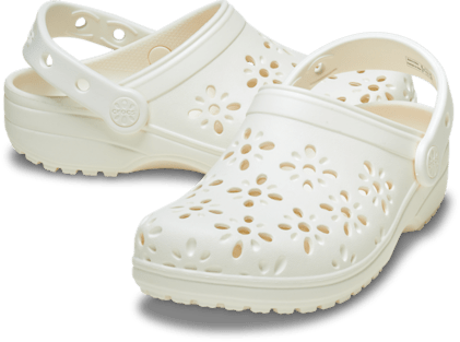 Kids' Classic Floral Cut-Out Clog