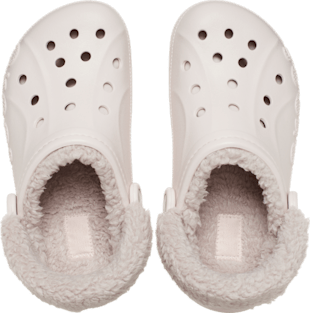 Baya Lined Fuzz-Strap Clog