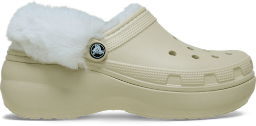 Classic Platform Fuzz Lined Clog