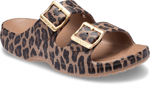 Saturday Metallic Buckle Animal Sandal